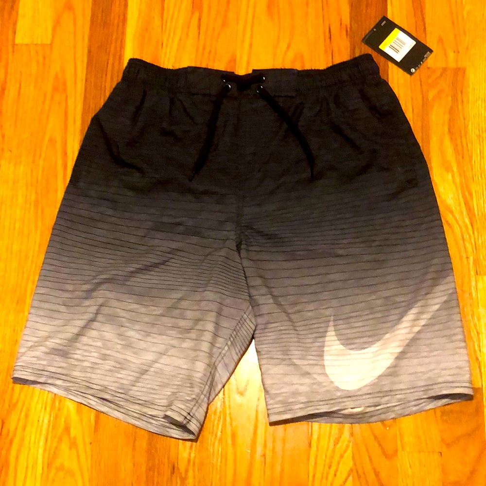 Nike Swim Suit Gray/Light Gray. Medium, Brand New